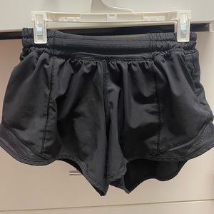Lululemon Black Hotty Hot Shorts